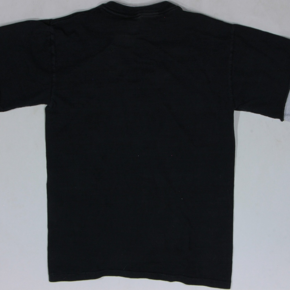 90s Vintage Raiders Silver & Black T Shirt - Picture 5 of 5